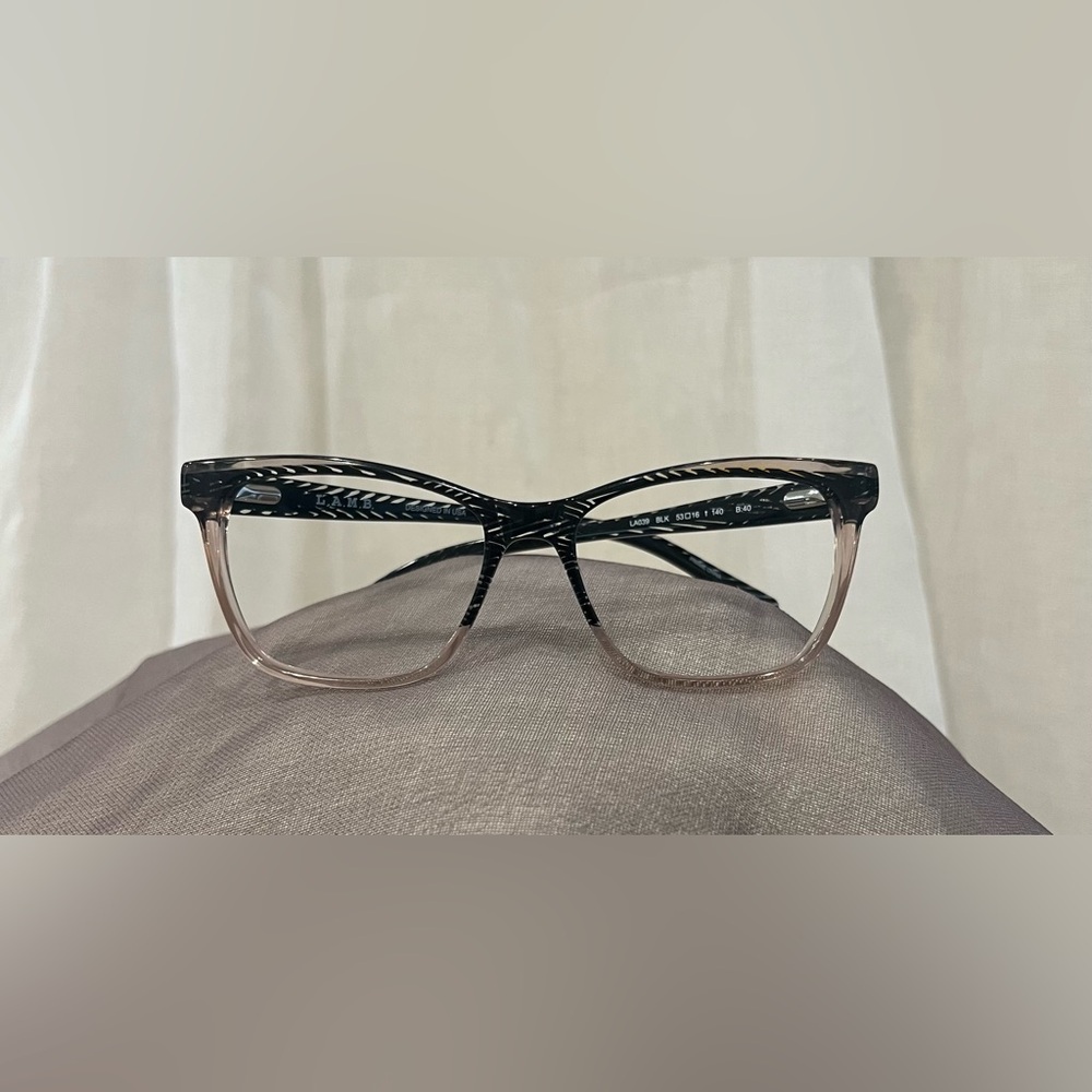 L.A.M.B. Women's Glasses in Black and Tan 53-16-140